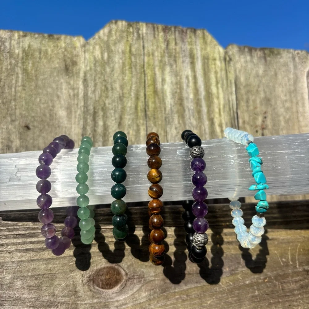 ✨ PICK 1 FOR $10 ✨ Crystal Natural Stone Healing Bracelets | Bundle 3 for $25! - Picture 2 of 9